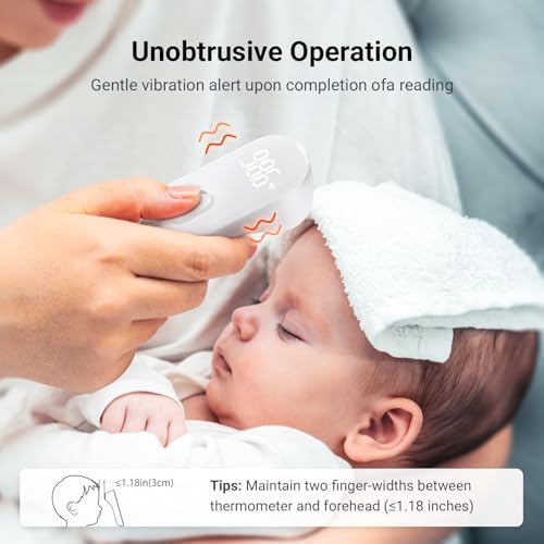 iHealth No-Touch Forehead Thermometer for Adults, Kids, Babies PT3