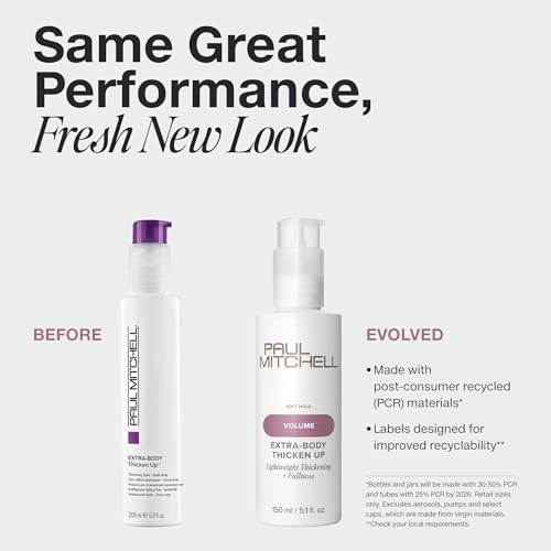 Paul Mitchell Extra-Body Thicken Up Styling Liquid, Lightweight Formula, Adds Fullness, For Fine Hair