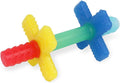 Itzy Ritzy Soothing Teething Tube, Made with Soft Silicone (Pink Rainbow)