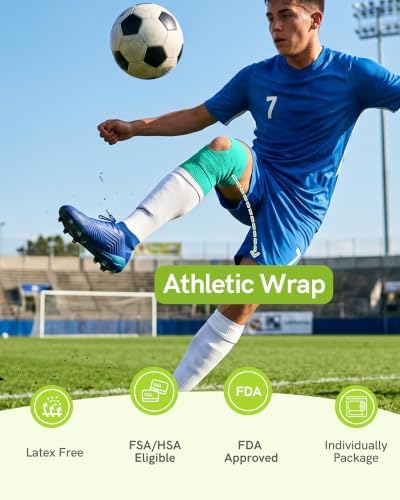 FriCARE Self Adhesive Bandage Wrap, Medical Tape in First Aid Kit, Rainbow