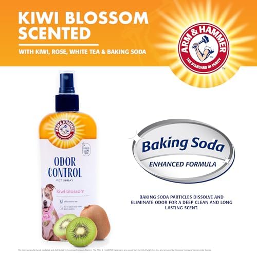 Arm & Hammer Super Deodorizing Dog Spray, Kiwi Blossom, 8 Fl Oz