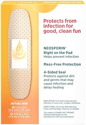BAND-AID Brand Adhesive Bandages, Infection Defense, Assorted Sizes, 20 Ct