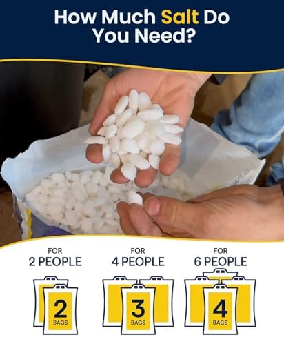Morton Water Softener Salt Pellets, 40 lb Bags (4 Pack)