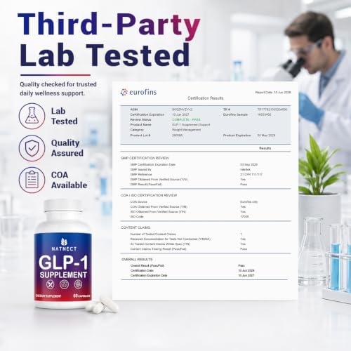 GLP-1 Supplement for Weight Loss, Appetite Control and Metabolism (60 Caps)