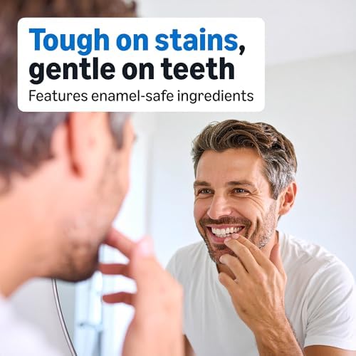 Amazon Basics 10 Day Teeth Whitening Strips Kit, 10 Treatments, 1-Pack, Packaging May Vary