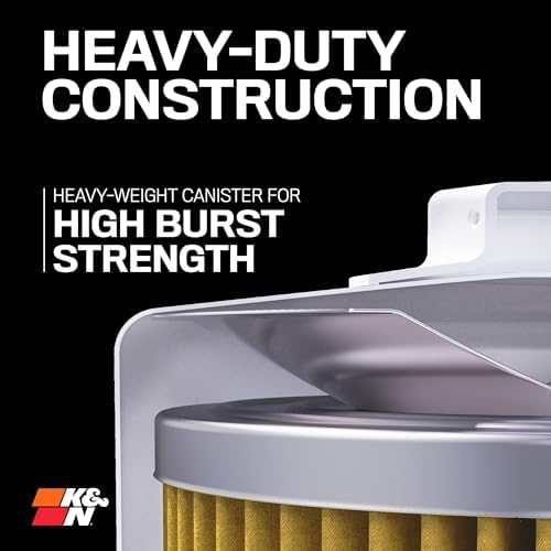 K&N Oil Filter: 20,000 Mile Engine Protection with Wrench Off Nut, HP-1008