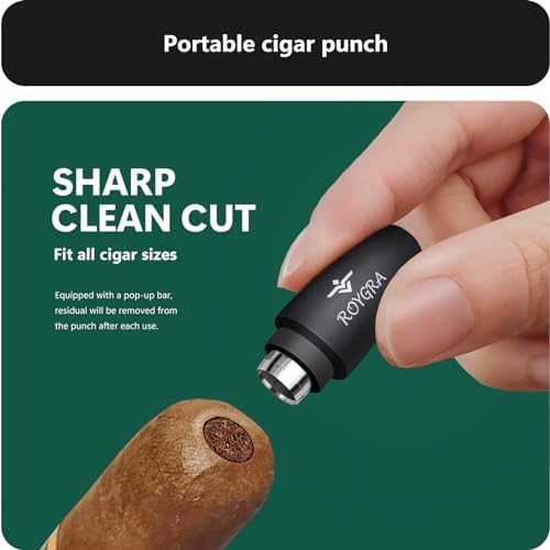 roygra Cigar Cutter (3 Pack) - Guillotine, V Cut, Punch, Gift Box Packaging