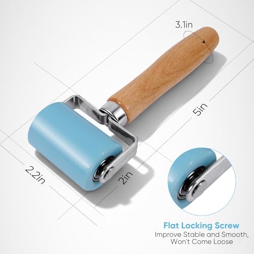 3rd Automotive Car Sound Deadening Roller, Dual Bearing PU Seam Roller Tool
