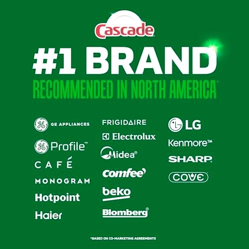 Cascade Complete Dishwasher Pods - Fresh Scent ActionPacs, Dishwasher Detergent, Dishwasher Soap, Detergent Pods, 78 Count