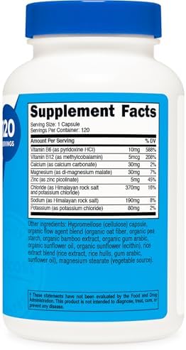 Nutricost Electrolyte Complex Advanced Hydration (120 Capsules)