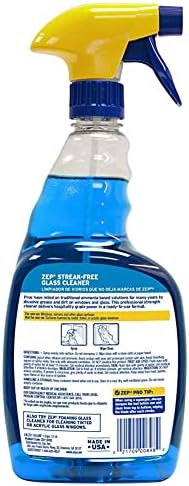 Zep Streak-Free Glass Cleaner 32 oz ZU112032 , Blue