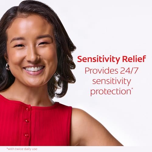 Colgate Optic White Sensitivity Relief Whitening Toothpaste, 3 Pack, 3.8oz