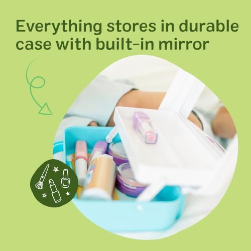 Melissa & Doug Love Your Look Pretend Makeup Kit Play Set – 16 Pieces for Mess-Free Pretend Play (Does NOT Contain Real Cosmetics)