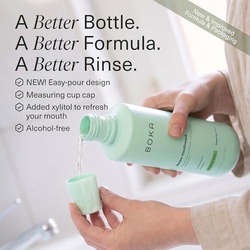 Boka Renew Liquid Mouthwash Gentle Mint & Lemongrass 16 oz 1pack