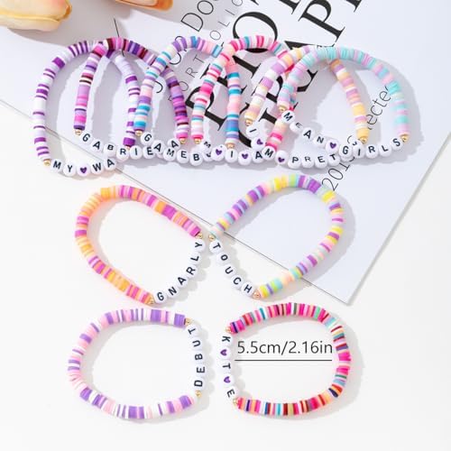 fmsao 10pcs Korea-Pop Bracelets Merch Bracelet Beaded Inspired for Wemon