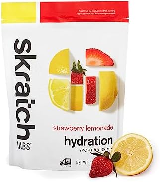 Skratch Labs Hydration Sports Drink Mix, Strawberry Lemonade, 20 Servings