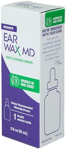 eosera Ear Wax MD Ear Wax Dissolving Drops - 15 mL