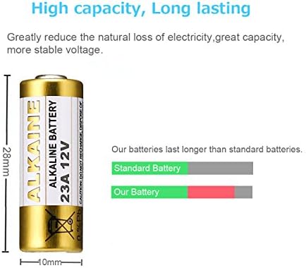 LiCB A23 12V Alkaline 23A Batteries (10-Pack)