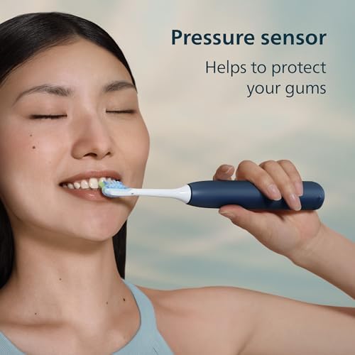 Philips Sonicare 5950 Rechargeable Electric Toothbrush, 2 Brush Heads, Navy