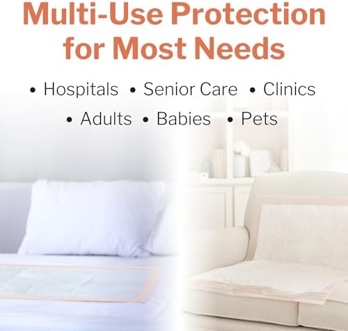 McKesson Underpads Bed Pads, Heavy Absorbency, 30 x 36 in, 100 ct
