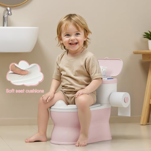 CheerTry 2-in-1 Toddler Potty Training Toilet with Detachable Training Seat