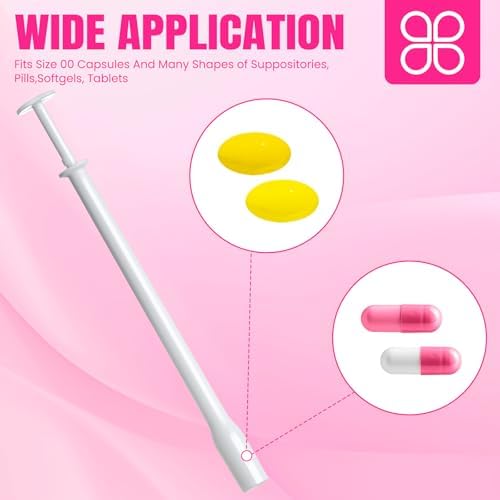 TENKAIWICK Disposable Applicator 30 Packs, Fits 0/00 Capsules & Pills, Individually Wrapped