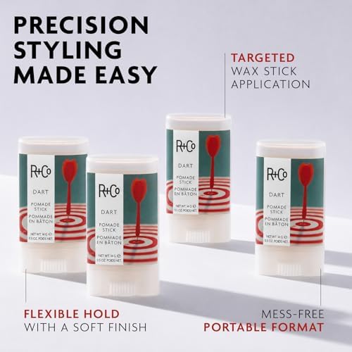 R+Co DART Pomade Stick, 0.5 oz/14 G, Serious Gaze Scent