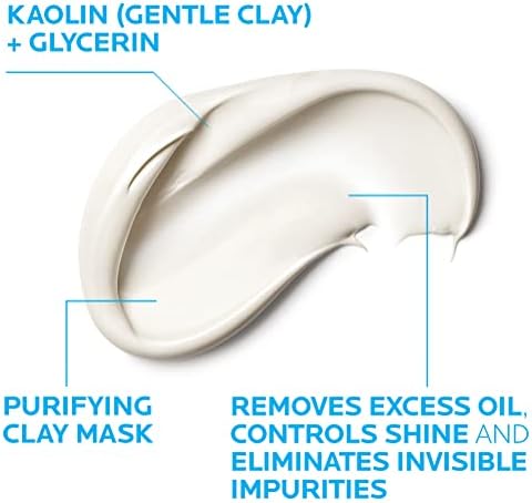 La Roche-Posay Effaclar Clay Face Mask for Oily Skin, 3.4oz
