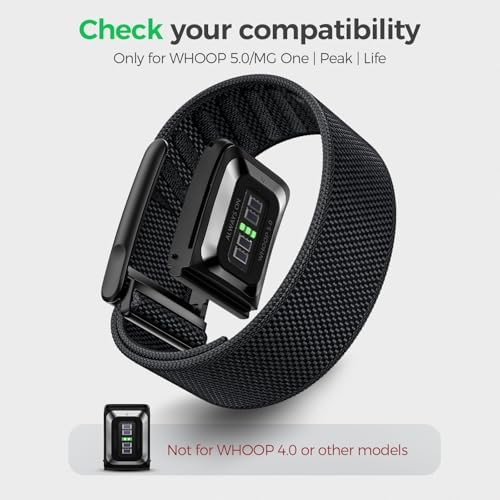 Tensea 3 Packs Nylon Sport Band for WHOOP 5.0/MG, One, Peak & Life