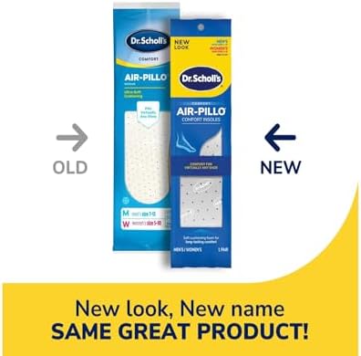 Dr. Scholl's Insoles Air-Pillo Cushioning - 3 Pairs (Men's Sizes 7-13 & Women's Sizes 5-10)