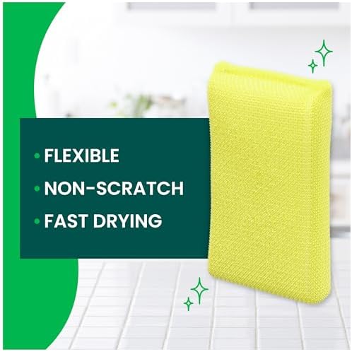 Scotch-Brite Dobie Non-Scratch All-Purpose Scrub Pads, 12 Pack