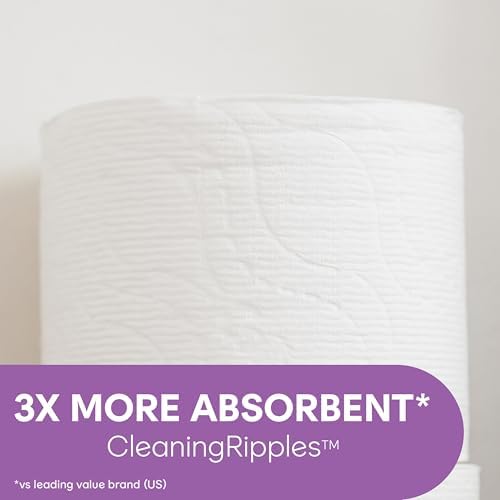 Cottonelle Ultra Comfort Toilet Paper, 12 Mega Rolls (48 Regular Rolls), 244 Sheets per Roll