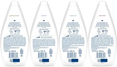 Dove Moisturizing Body Wash, Variety 6-Pack, 15.2 Oz Ea
