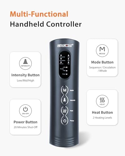 CINCOM Leg Massager with Heat and Air Compression FSA - HSA