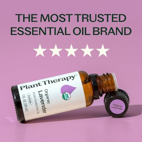 Plant Therapy Organic Lavender Essential Oil 30 mL, USDA Certified Organic