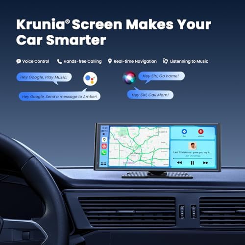 9.26" Wireless Portable Carplay Screen for Apple Car Play Android Auto OTA