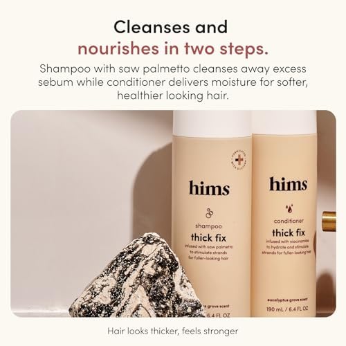 hims Thick Fix Shampoo & Conditioner, Saw Palmetto, Eucalyptus, 6.4 fl oz