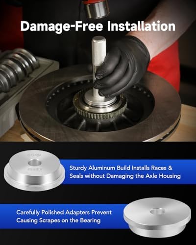 OMT Bearing Press Kit, 10pc Bearing Race and Seal Driver Set