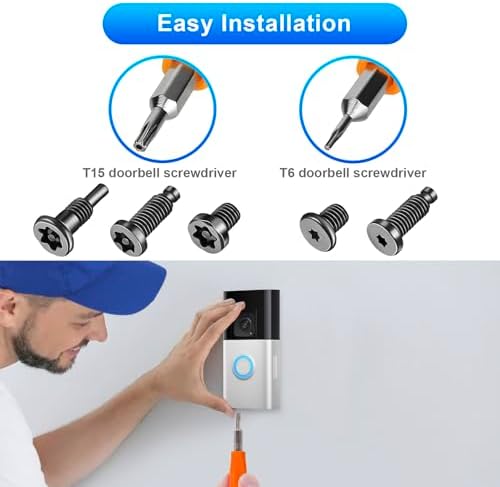 20-Pc Camera Screws, Video Doorbell Screws Replacement, CTYUKHS