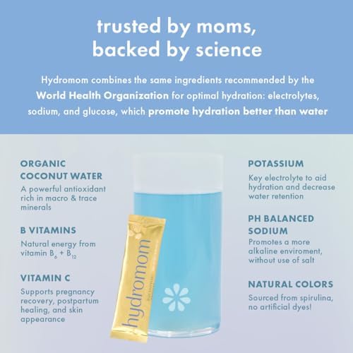 Boobie Hydromom Electrolyte Mix Hydration Boost - Blue Rasp Lemonade 15 Ct