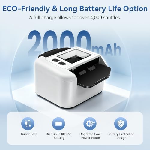 Automatic Card Shuffler, Card Shuffler Machine for 1-2 Decks