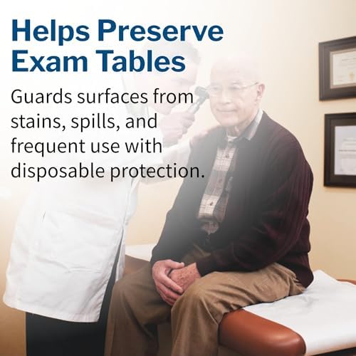 McKesson Medical Exam Table Paper Rolls, Crepe, 21 in x 125 ft, 12 Rolls