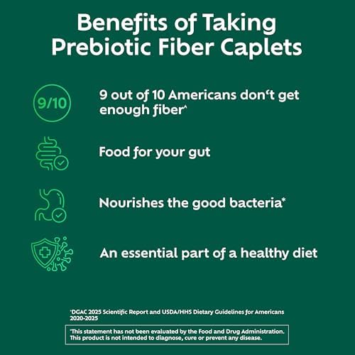 Benefiber Prebiotic Fiber Supplement Caplets, 84 count