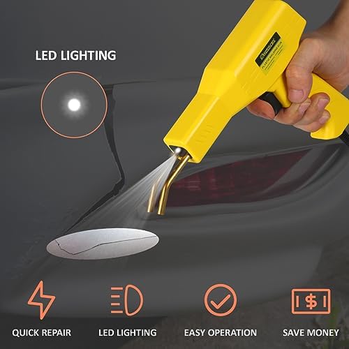 Plastic Welder,2 in 1 Plastic Welding Kit,Hot Stapler Car Bumper Repair Kit