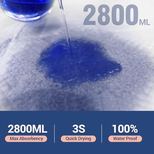 MKISS Extra Large Bed Pads 40" x 36" Disposable Adult 30 Count