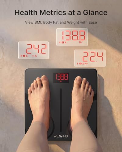 RENPHO Smart Scale for Body Weight, BMI & Body Fat, 13 Metrics, Elis 1