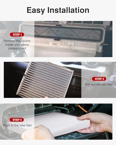 Puroma 1 Cabin Air Filter Multi-Layer for CP182 CF11182 Honda Acura MDX RDX