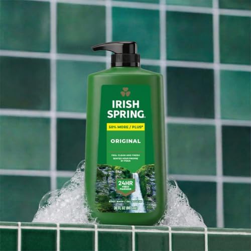 Irish Spring Body Wash for Men, Original Scent, 887 mL