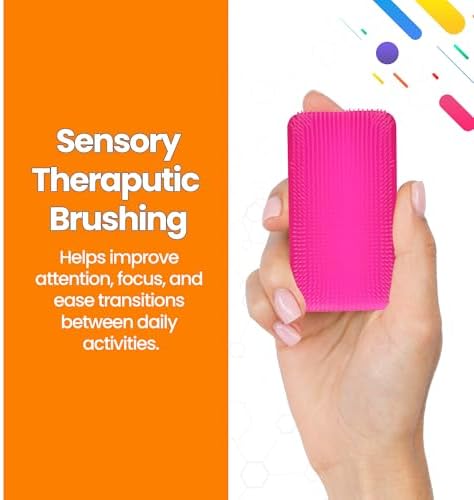 Wilbarger Method Therapy Sensory Brush Colored Pack 6 Therapressure Brush