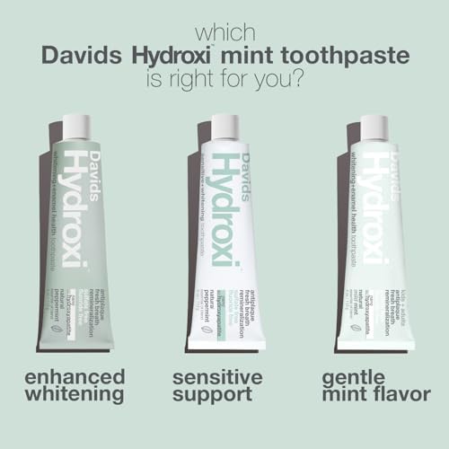 Davids Nano Hydroxyapatite Toothpaste Sensitive + Whitening Peppermint 4oz